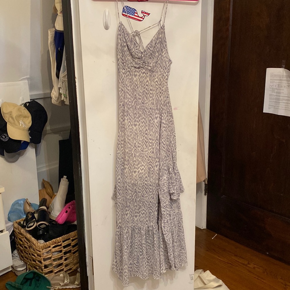 Urban Outfitters Women’s Maxi Ruffle Slit Dress